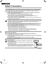 Предварительный просмотр 6 страницы Daikin STREAMER MCK55W Operation Manual