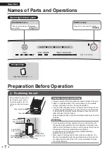 Preview for 8 page of Daikin STREMER MC40UVM6 Operation Manual