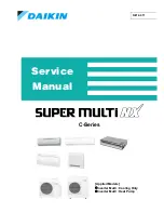 Daikin Super Multi NX C-Series Service Manual предпросмотр