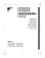 Preview for 1 page of Daikin Super Multi NX CTXG50JV1BS Installation Manual