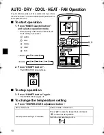 Предварительный просмотр 11 страницы Daikin Super Multi NX FDXS25EAVMB Operation Manual