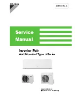 Daikin Super Multi NX FTXG25JV1BW Service Manual preview