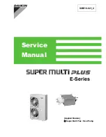 Preview for 1 page of Daikin Super Multi Plus E-Series FTXG25EV1BW Service Manual