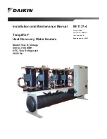 Daikin Templifier TGZ Hardware Installation And Maintenance Manual preview