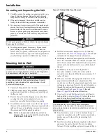 Preview for 6 page of Daikin ThinLine FCVC Installation And Maintenance Manual