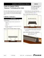 Preview for 37 page of Daikin ThinLine FCVC Installation And Maintenance Manual