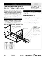 Preview for 39 page of Daikin ThinLine FCVC Installation And Maintenance Manual