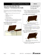 Preview for 43 page of Daikin ThinLine FCVC Installation And Maintenance Manual