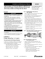 Preview for 47 page of Daikin ThinLine FCVC Installation And Maintenance Manual