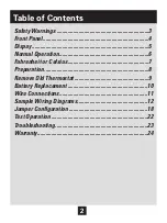 Preview for 2 page of Daikin TSTATD1100-2 Owner'S Manual And Installation Instructions