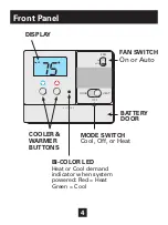 Preview for 4 page of Daikin TSTATD1100-2 Owner'S Manual And Installation Instructions