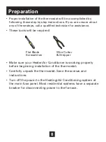 Preview for 8 page of Daikin TSTATD1100-2 Owner'S Manual And Installation Instructions