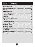 Preview for 2 page of Daikin TSTATD1152-2 Owner'S Manual