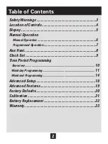 Preview for 2 page of Daikin TSTATD2152-2 Owner'S Manual