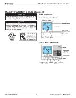 Предварительный просмотр 3 страницы Daikin TSTATD4271C Installation And Maintenance Manual