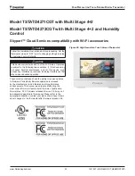 Предварительный просмотр 33 страницы Daikin TSTATD4271C Installation And Maintenance Manual