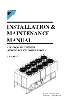 Daikin UAA-ST3M Installation & Maintenance Manual preview