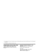 Preview for 12 page of Daikin UAHMM20AV1 Installation Manual