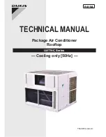 Предварительный просмотр 1 страницы Daikin UATN60CGXY1 Technical Manual