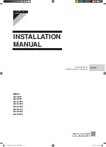 Preview for 1 page of Daikin UATQ60C Installation Manual