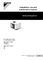 Preview for 1 page of Daikin UATYA-BBY1 Installation, Use And Maintenance Manual