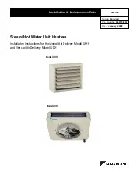 Preview for 1 page of Daikin UDH Installation Instructions Manual