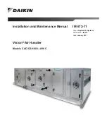 Daikin Vision CAC 003-090 C Installation And Maintenance Manual preview