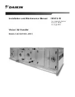 Daikin Vision CAC 003 C Installation And Maintenance Manual preview