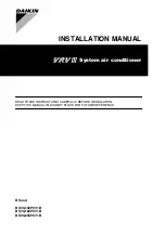 Preview for 1 page of Daikin VRV III BSVQ-P9B Installation Manual