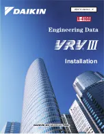 Preview for 1 page of Daikin VRV III REMQ120PBTJ Engineering Data