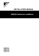 Daikin VRV III REMQ8P8Y1B Installation Manual предпросмотр