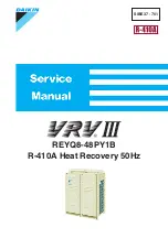 Daikin VRV III REYQ10PY1B Service Manual preview