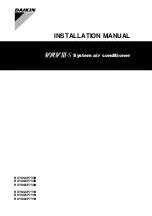 Preview for 1 page of Daikin VRV III-S Installation Manual
