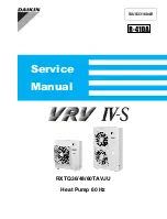 Daikin VRV IV-S RXTQ-TAVJU Series Service Manual preview