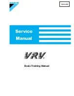 Daikin VRV Service Manual preview