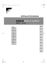 Preview for 1 page of Daikin VRVIII-Q Series Installation Manual