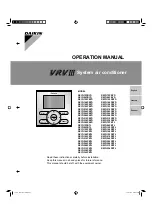 Предварительный просмотр 1 страницы Daikin VRVIII REYQ Series Operation Manual