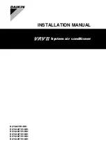 Предварительный просмотр 1 страницы Daikin VRVIII RXYQ-PR1 Installation Manual