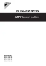 Preview for 1 page of Daikin VRVIII RXYQ8P7W1BR1 Installation Manual