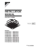 Preview for 1 page of Daikin YD30JEVLK Installation Manual
