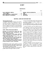 Предварительный просмотр 1049 страницы DaimlerChrysler LH New Yorker 1994 Electronic Service Manual