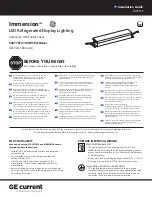 Preview for 1 page of Daintree GE current Immersion GELP24-100U-GLX Installation Manual