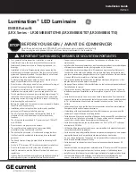 Preview for 1 page of Daintree GE current Lumination LRX Series Installation Manual