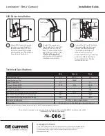 Preview for 2 page of Daintree GE Current Lumination Tetra Contour 62189... Installation Manual