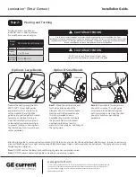 Предварительный просмотр 2 страницы Daintree GE Current Lumination Tetra Contour 75521... Installation Manual