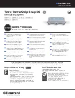 Preview for 1 page of Daintree GE current Tetra PowerStrip Snap DS Installation Manual