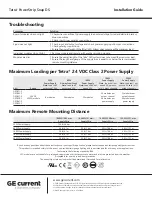 Preview for 8 page of Daintree GE current Tetra PowerStrip Snap DS Installation Manual