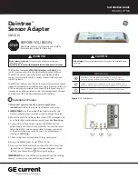 Daintree GE Current WSA10 Installation Manual preview