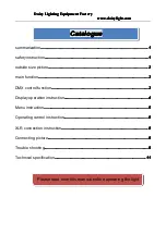 Preview for 2 page of Daisy Lighting LED PAR64 User Manual