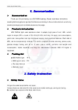 Preview for 3 page of Daisy Lighting LED PAR64 User Manual